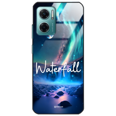 Etui Black Case Glass do XIAOMI REDMI NOTE 11E  Kosmiczne Modern ST_IMK106 Waterfall