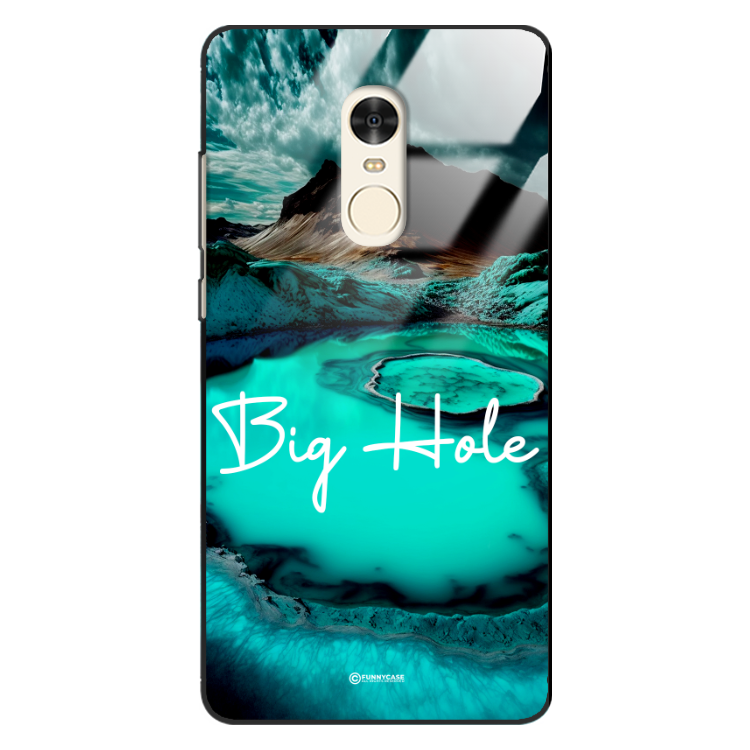 Etui Black Case Glass do XIAOMI REDMI NOTE 4 NOTE 4X Kosmiczne Modern ST_IMK103 Big Hole