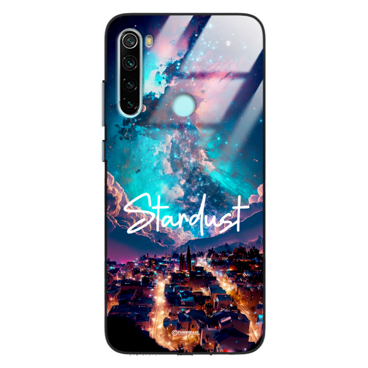 Etui Black Case Glass do XIAOMI REDMI NOTE 8 8 2021 Kosmiczne Modern ST_IMK107 Stardust