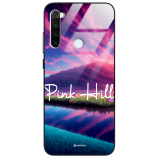 Etui Black Case Glass do XIAOMI REDMI NOTE 8T Kosmiczne Modern ST_IMK101 Pink Hill