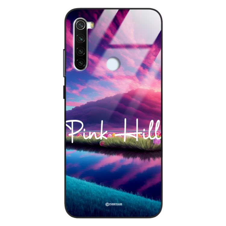 Etui Black Case Glass do XIAOMI REDMI NOTE 8T Kosmiczne Modern ST_IMK101 Pink Hill