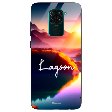 Etui Black Case Glass do XIAOMI REDMI NOTE 9 10X 4G Kosmiczne Modern ST_IMK102 Lagoon