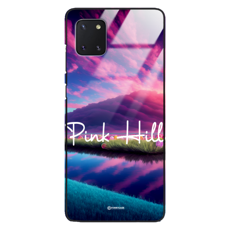 Etui Black Case Glass do SAMSUNG A81/NOTE 10 LITE  Kosmiczne Modern ST_IMK101 Pink Hill