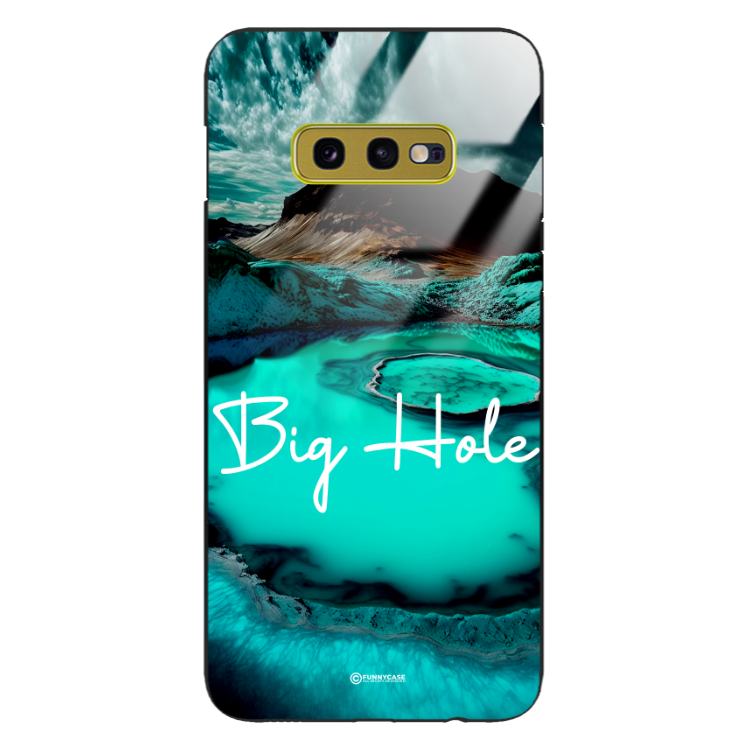 Etui Black Case Glass do SAMSUNG S10e Kosmiczne Modern ST_IMK103 Big Hole