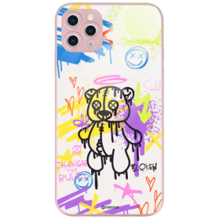 Etui Pink Case Glass do APPLE IPHONE 11 PRO MAX Street Psycho Bears ST_PSY203