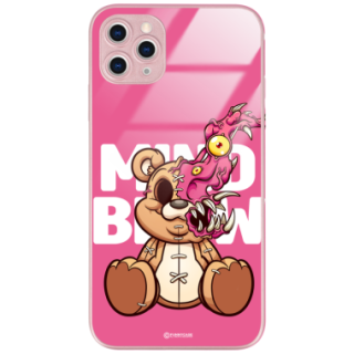 Etui Pink Case Glass do APPLE IPHONE 11 PRO MAX Street Psycho Bears ST_PSY204