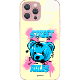 Etui Pink Case Glass do APPLE IPHONE 13 PRO MAX Street Psycho Bears ST_PSY202
