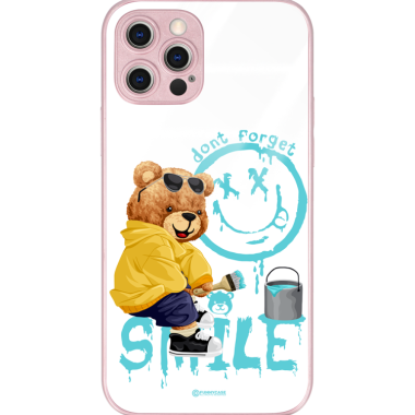 Etui Pink Case Glass do APPLE IPHONE 12 PRO Street Psycho Bears ST_PSY207