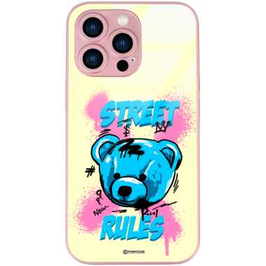 Etui Pink Case Glass do APPLE IPHONE 13 PRO Street Psycho Bears ST_PSY202