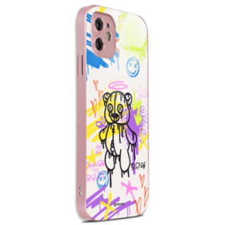 Etui Pink Case Glass do APPLE IPHONE 13 PRO MAX Street Psycho Bears ST_PSY203