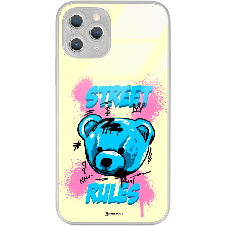 Etui Silver Case Glass do APPLE IPHONE 11 PRO Street Psycho Bears ST_PSY202