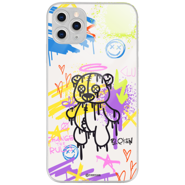 Etui Silver Case Glass do APPLE IPHONE 11 PRO MAX Street Psycho Bears ST_PSY203