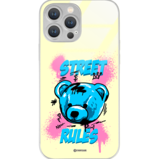 Etui Silver Case Glass do APPLE IPHONE 13 PRO MAX Street Psycho Bears ST_PSY202