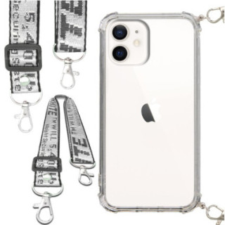 Etui Antishock ze Smyczą Białą APPLE IPHONE 12 MINI...