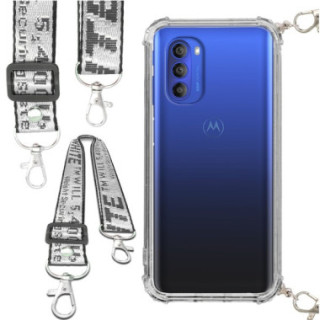 Etui Antishock ze Smyczą Białą MOTOROLA MOTO G51 5G...