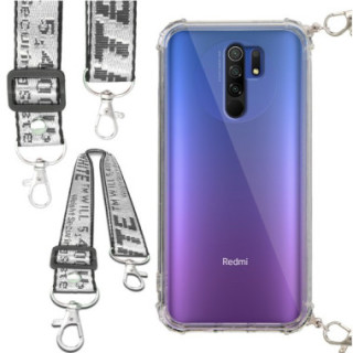 Etui Antishock ze Smyczą Białą XIAOMI REDMI 9 Ochronne z...