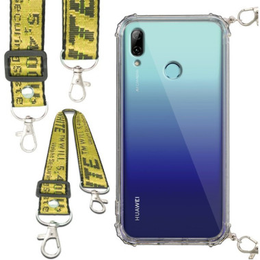 Antishock Etui do HUAWEI P SMART 2019 Ochronne Smycz Żółta