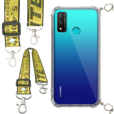 Antishock Etui do HUAWEI P SMART 2020  Ochronne Smycz Żółta