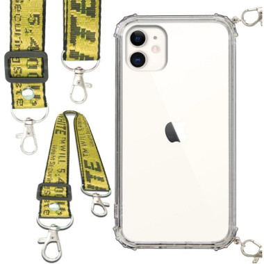 Antishock Etui do APPLE IPHONE 11 Ochronne Smycz Żółta