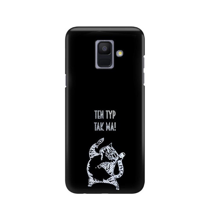 NEON SILVER ETUI NA TELEFON SAMSUNG GALAXY A6 2018 A600 MIENIĄCE SIĘ ZLZ100