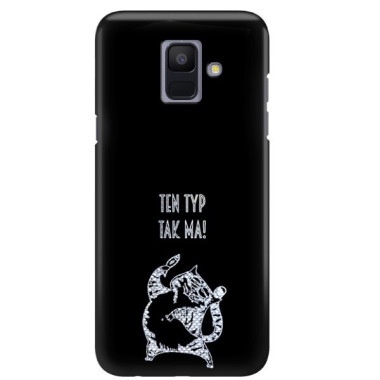 NEON SILVER ETUI NA TELEFON SAMSUNG GALAXY A6 2018 A600 MIENIĄCE SIĘ ZLZ100