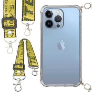 Antishock Etui do APPLE IPHONE 13 PRO Ochronne Smycz Żółta