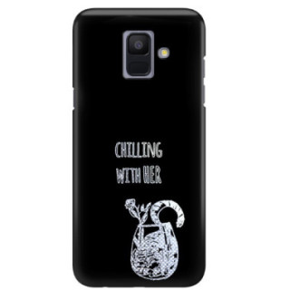 NEON SILVER ETUI NA TELEFON SAMSUNG GALAXY A6 2018 A600 MIENIĄCE SIĘ ZLZ106