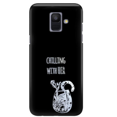 NEON SILVER ETUI NA TELEFON SAMSUNG GALAXY A6 2018 A600 MIENIĄCE SIĘ ZLZ106