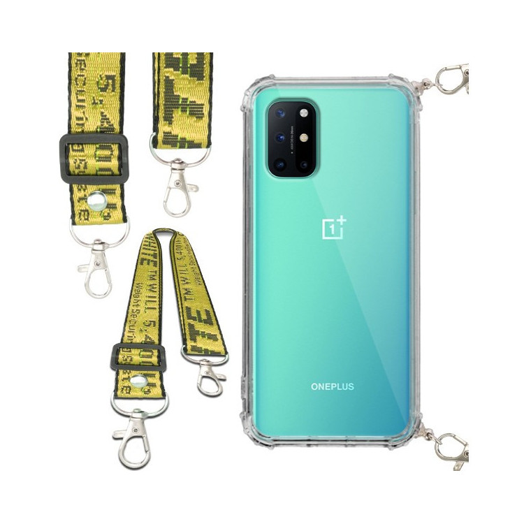 Antishock Etui do ONEPLUS 8T Ochronne Smycz Żółta