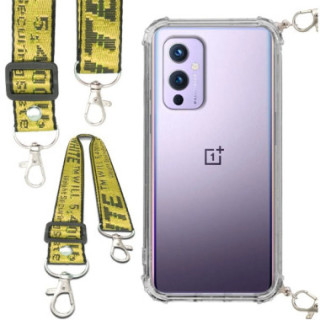 Antishock Etui do ONEPLUS 9 PRO / 9 PRO 5G Ochronne Smycz Żółta