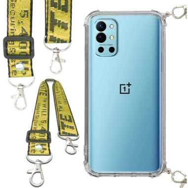 Antishock Etui do ONEPLUS 9R Ochronne Smycz Żółta