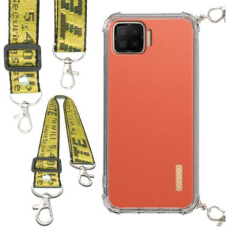 Antishock Etui do OPPO F73 / A73 / F17 Ochronne Smycz Żółta