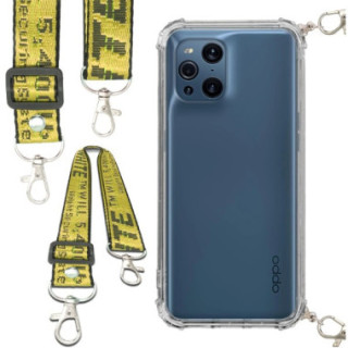 Etui Antishock ze Smyczą Żółtą OPPO FIND X3 / X3 PRO...