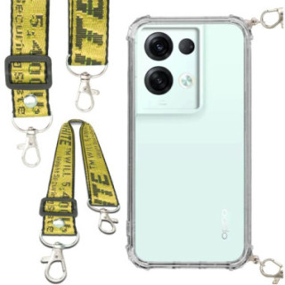 Etui Antishock ze Smyczą Żółtą OPPO RENO 8 / 8 5G...