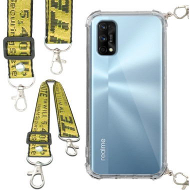 Antishock Etui do REALME 7 PRO Ochronne Smycz Żółta