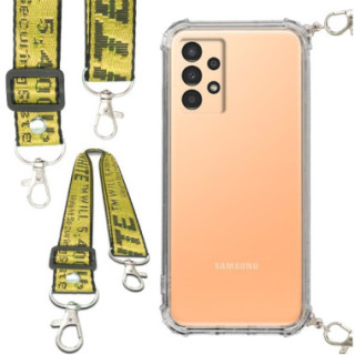 Antishock Etui do SAMSUNG GALAXY A13 4G Ochronne Smycz Żółta