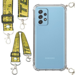 Antishock Etui do SAMSUNG GALAXY A33 5G Ochronne Smycz Żółta