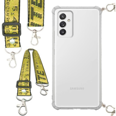 Antishock Etui do SAMSUNG GALAXY A82 5G Ochronne Smycz Żółta