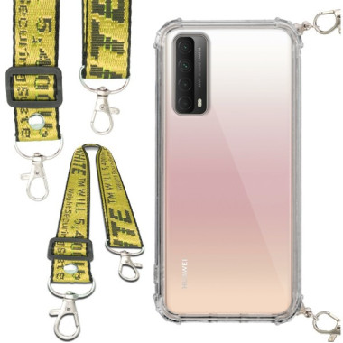 Antishock Etui do SAMSUNG GALAXY A90 5G Ochronne Smycz Żółta