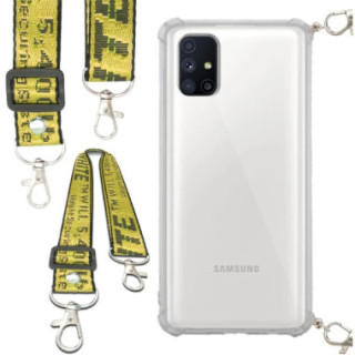 Antishock Etui do SAMSUNG GALAXY M51 Ochronne Smycz Żółta