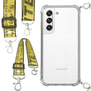 Antishock Etui do SAMSUNG GALAXY S22 Ochronne Smycz Żółta