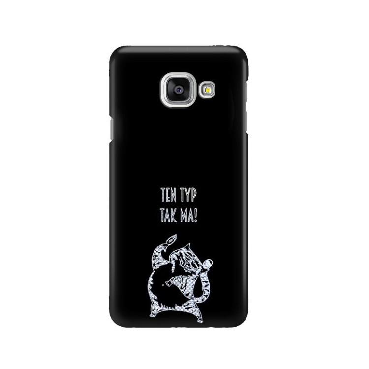 NEON SILVER ETUI NA TELEFON SAMSUNG GALAXY A3 2016 A310 CZARN NEON ZLZ100