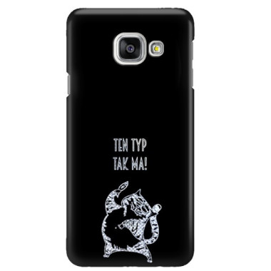 NEON SILVER ETUI NA TELEFON SAMSUNG GALAXY A3 2016 A310 CZARN NEON ZLZ100