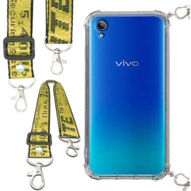 Antishock Etui do VIVO Y91C 2020 Ochronne Smycz Żółta