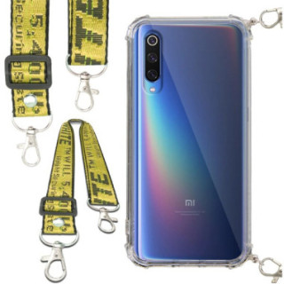 Antishock Etui do XIAOMI MI 9 Ochronne Smycz Żółta