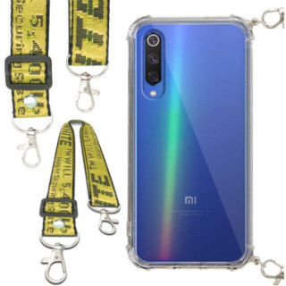 Antishock Etui do XIAOMI MI 9SE Ochronne Smycz Żółta