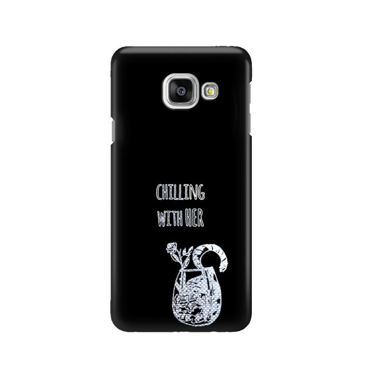 NEON SILVER ETUI NA TELEFON SAMSUNG GALAXY A3 2016 A310 CZARN NEON ZLZ106