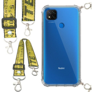 Antishock Etui do XIAOMI REDMI 9C Ochronne Smycz Żółta