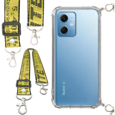 Antishock Etui do XIAOMI REDMI NOTE 12 5G / POCO X5 Ochronne Smycz Żółta