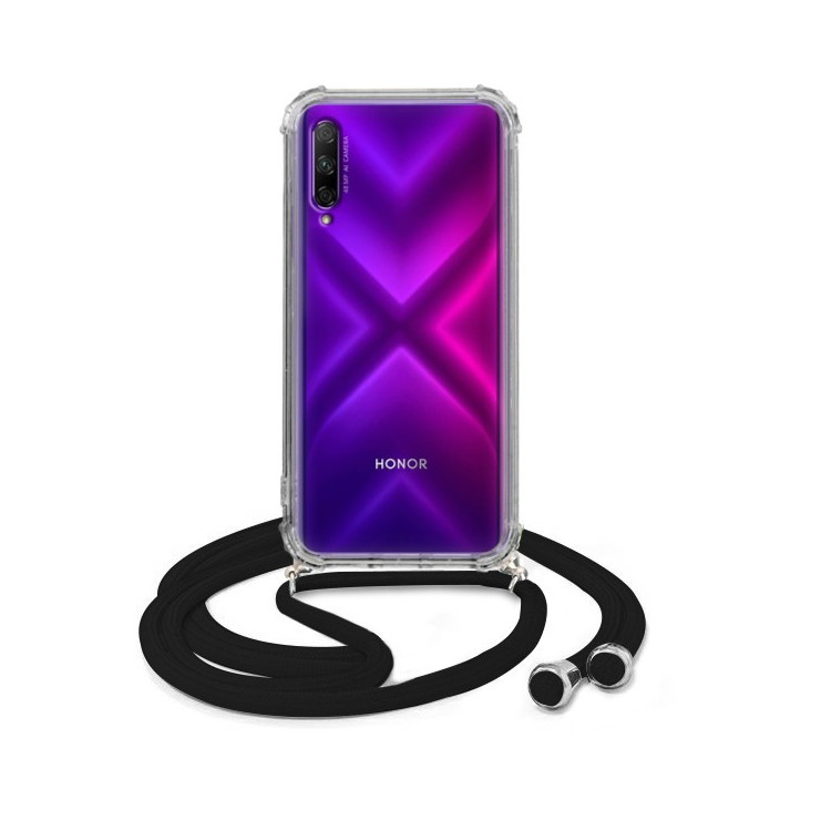 Crossbody Etui do HUAWEI HONOR 9X PRO Ochronne Czarny Sznurek